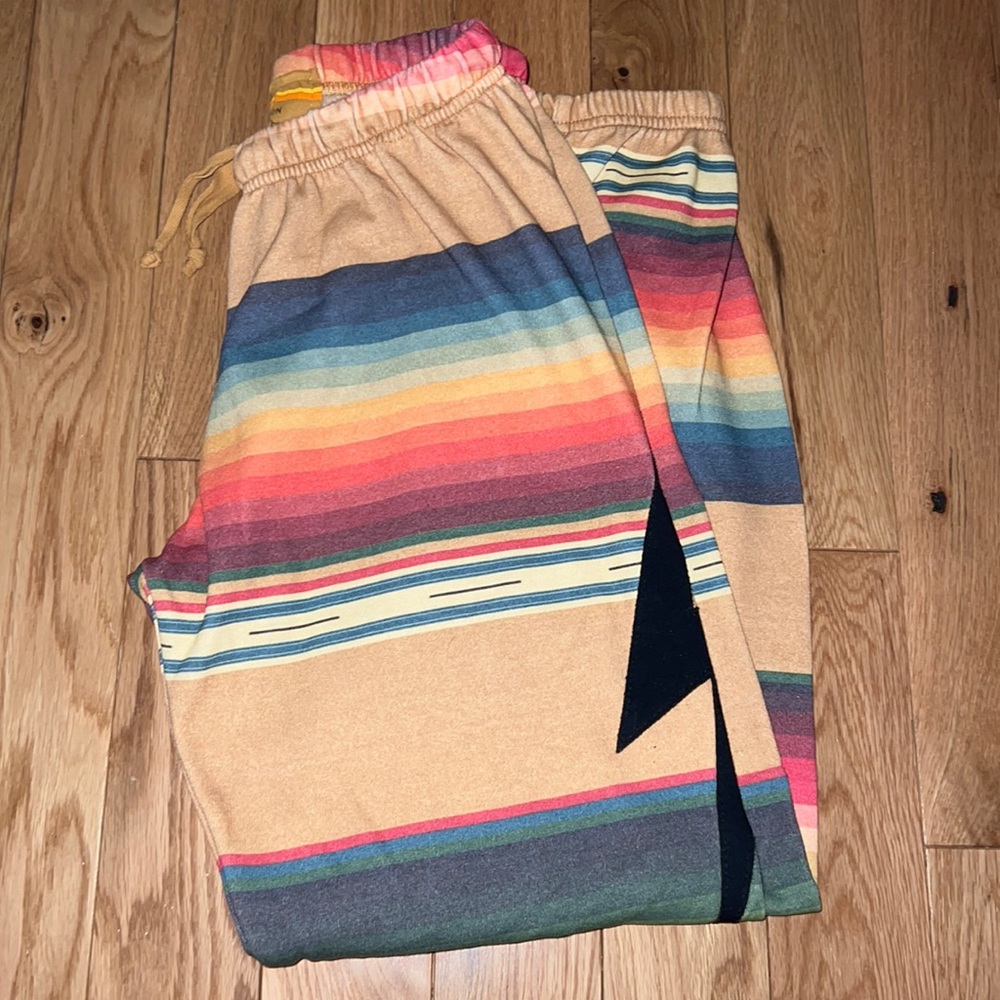 Aviator Nation Serape Bolt Stitch Sweatpants